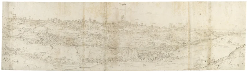 Vista panorámica de Segovia desde el este
